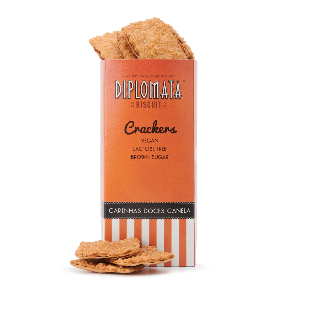 Crackers Diplomata Capinhas Doces Canela (Vegan) - 125g