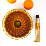 Bolo de laranja com recheio de Creme de Chocolate Branco com Laranja do Algarve, Yuzu & Iyokan meia.dúzia®